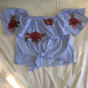 Off the shoulder top